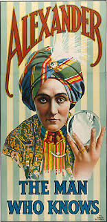 1915 Alexander The Man Who Knows Magic Show Poster Magician ...