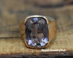 Kunzite Ring, 925 Solid Sterling Silver Ring, 22k Gold Fill ...