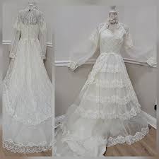 Princess Ruffles Long Sleeve Wedding Dresses for sale | eBay