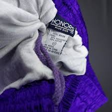 Honors Tracksuit Women 2X 80s Purple Elastic Drawstring ...