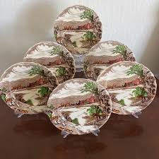 Alfred Meakin | Dining | Alfred Meakin Hand Paintedtintern Saladdessert Plates | Poshmark