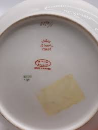 Ginori Hand Painted Italian Porcelain Bread Plate G. Bari ...