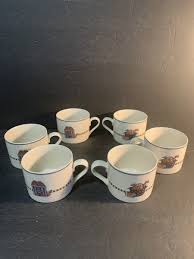 Set of 6 International Tableworks "WINDY HILL" Cups Mugs Susan Winget Retired | eBay