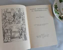 1959 Alice's Adventures in Wonderland by Lewis Carroll / Macmillan & Co. Ltd London / 42 Illustrations by John Tenniel / Excellent Condition - Etsy