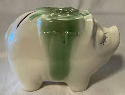 Piggy Bank, Vintage Art Pottery - Etsy