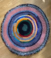 Vintage Boho Chic Handmade Rag Rug - Etsy Australia