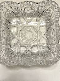 Imperial Glass Vintage Square Candy Dish - Starbursts ...