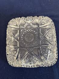 Vintage Imperial Glass #576 Square Bowl “pretty Pattern ...