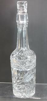 Cut glass decanter Hand cut abp Antique | eBay