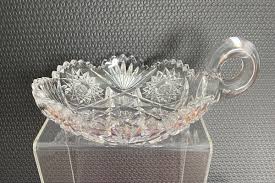Antique Vintage American Brilliant Cut Glass Nappy | eBay