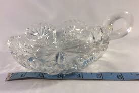 Vintage American Brilliant Period ABP Cut Glass Nappy Candy ...