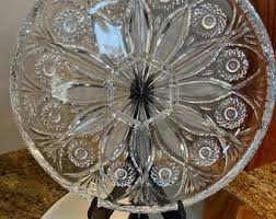 Vintage Star of David Peacock Divided Platter - Etsy