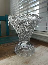 Vintage Indiana Glass Company Pressed Cut Punch Bowl ...