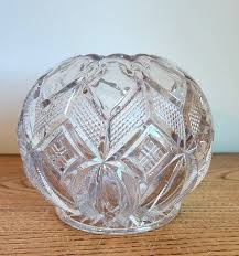 Vintage Large EAPG Rose Bowl, Vase, Candle Holder - Etsy