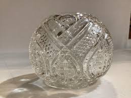 Lot - Heisey #1489 Late Puritan 6” Large Horse Head Cigarette Box Cranberry Stain With Clear Horse Head. #1205 Fancy Loop 4” Rose Bowl. Minor edge chip underneath.