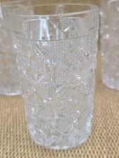 Cut Glass Drinking Glasses Indiana Vintage Cut Glass for sale | eBay