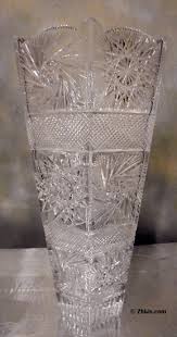 Large Crystal Glass Vase