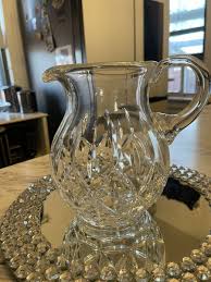 Vintage Block Olympic Water Beverage Pitcher Heavy Crystal | eBay