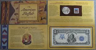 2001 American Buffalo Commemorative 3pc Coin & Currency Set ...