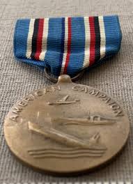 Vintage WWII UNITED STATES MILITARY American Campaign Service MEDAL US Badge 40s | eBay