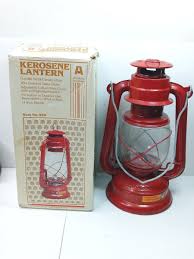 Vintage Academy Broadway Corp Kerosene RED Lantern ...