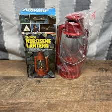 Vintage American Camper Kerosene Lantern RK12 Red 12" | eBay
