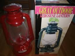 NOS Kerosene Lantern Great Outdoors RED 15490 NEW Sealed ...