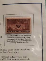 1999 Delaware State Quarter & Stamp Postal Society Stamped Commemorative Page B2 | eBay