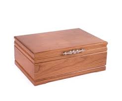 Sophistication Jewelry Box Case Chest English Walnut finish ...