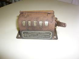 Antique, Rare, Redington Metal Counting Machine-F.B. ...