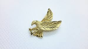 14k Yellow Gold Eagle Pendant Michael Anthony designer | eBay