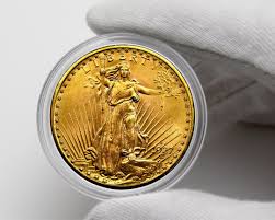 Coins 1927 D Liberty Eagle 20 Dollar Gold Plated US ...