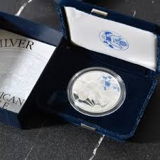 2000 Proof Silver Eagle .999 Oz - US Mint in Box - Etsy