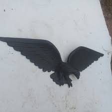 24" X 9" Cast Metal American Eagle Wall Hanging | eBay