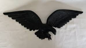 Vintage Large Metal Eagle 24" Cast Aluminum Wall Hanging ...