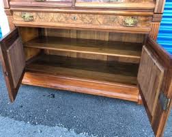 Victorian Walnut Mirrored Marble Top Sideboard Burl Features 48w21d36h86h Shipping is Not Free - Etsy