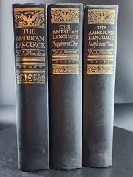 The American Language an Inquiry Into the Development of ...