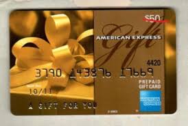 AMERICAN EXP Gold Gift Box and Ribbon Bow 2006 Gift Card ...
