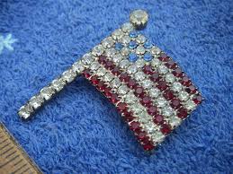 Gem Encrusted Brooch - Etsy