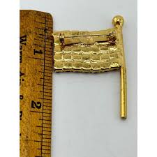 Vintage USA American Flag Pin Brooch Vintage USA... | Depop