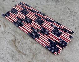 Stars and Stripes Red, White, and Blue Flag Paper Straws ...