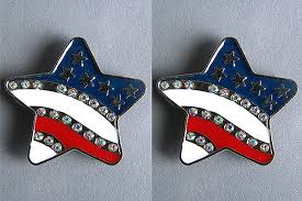 Western Screw Back Concho 1.5In Us Flag Star Crystal Bling Saddle Hila – Hilason Saddles and Tack