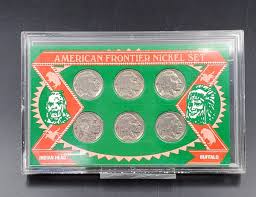 THE AMERICAN FRONTIER NICKEL SET 6 BUFFALO NICKELS Choice Circ Coins | eBay