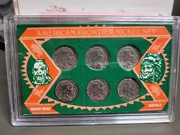 American Frontier Nickel Set - 6 coin set in Acrylic case - SSCA | eBay
