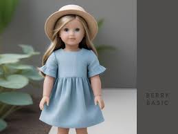 18" Doll - Gabriela Dress PDF Sewing Pattern (made for American Girl, Fits Our Generation Too!) - Etsy