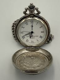American Historical Society Pocket Watch w/ 1889 Morgan ...