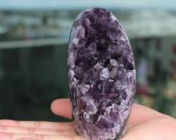 Natural Amethyst Geode: Raw Crystal Cluster, Home Decor ...