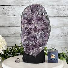 Standard Quality Amethyst Crystal on Cement Base, 30.6 Lbs ...