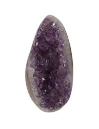 Amethyst Druzy Cut Base Half Polish Brazil "B" 101-125g ...
