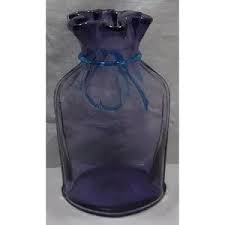 Unmarked | Accents | Vtg Purpleamethyst Pilgrim Hand Blown Glass Vesselvase W Applied Bow | Poshmark